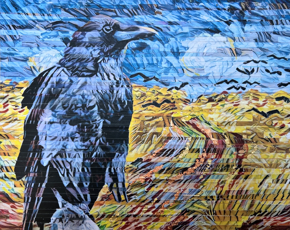 Click here to view At the Corvid Convention by Lori Reed
